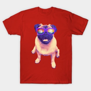 Beach Bum Pug T-Shirt